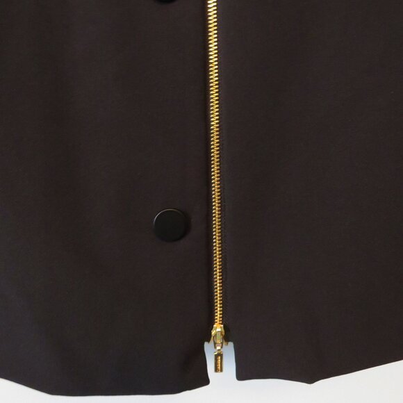 Calvin Klein Black Dress with Gold Hardware Accent Size 6 - Picture 4 of 8